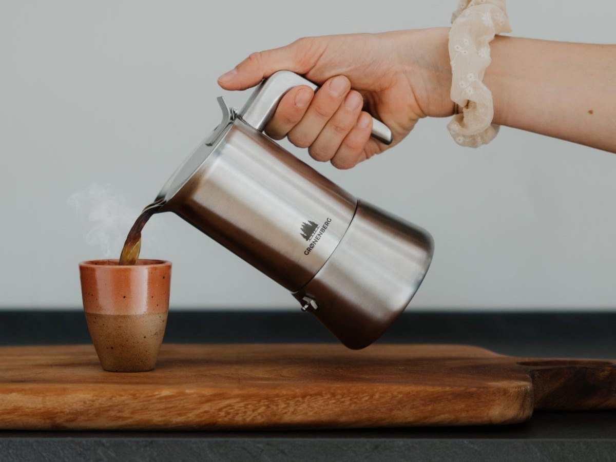 Espressokocher im Einsatz
