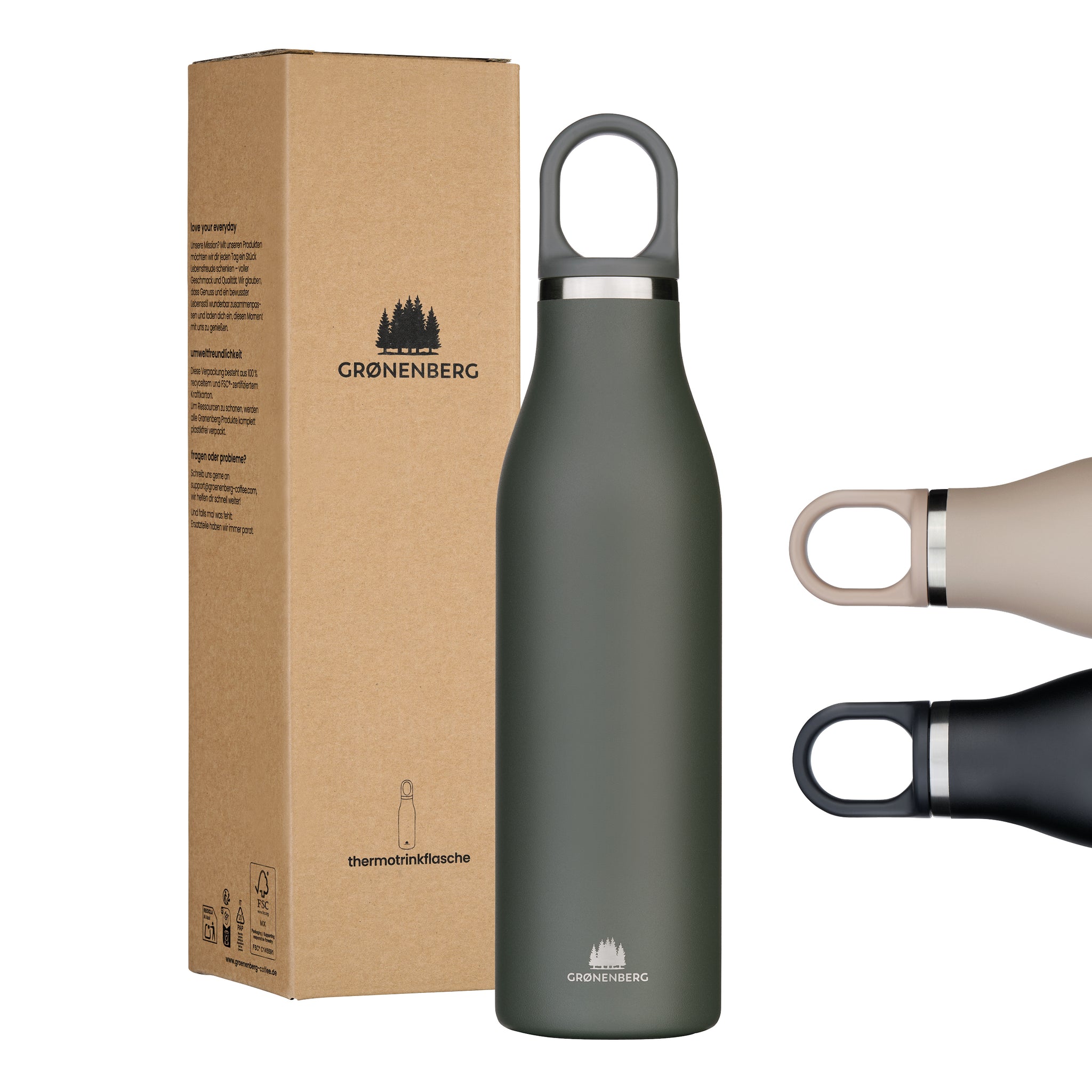 Trinkflasche Thermo aus Edelstahl | 500 ml