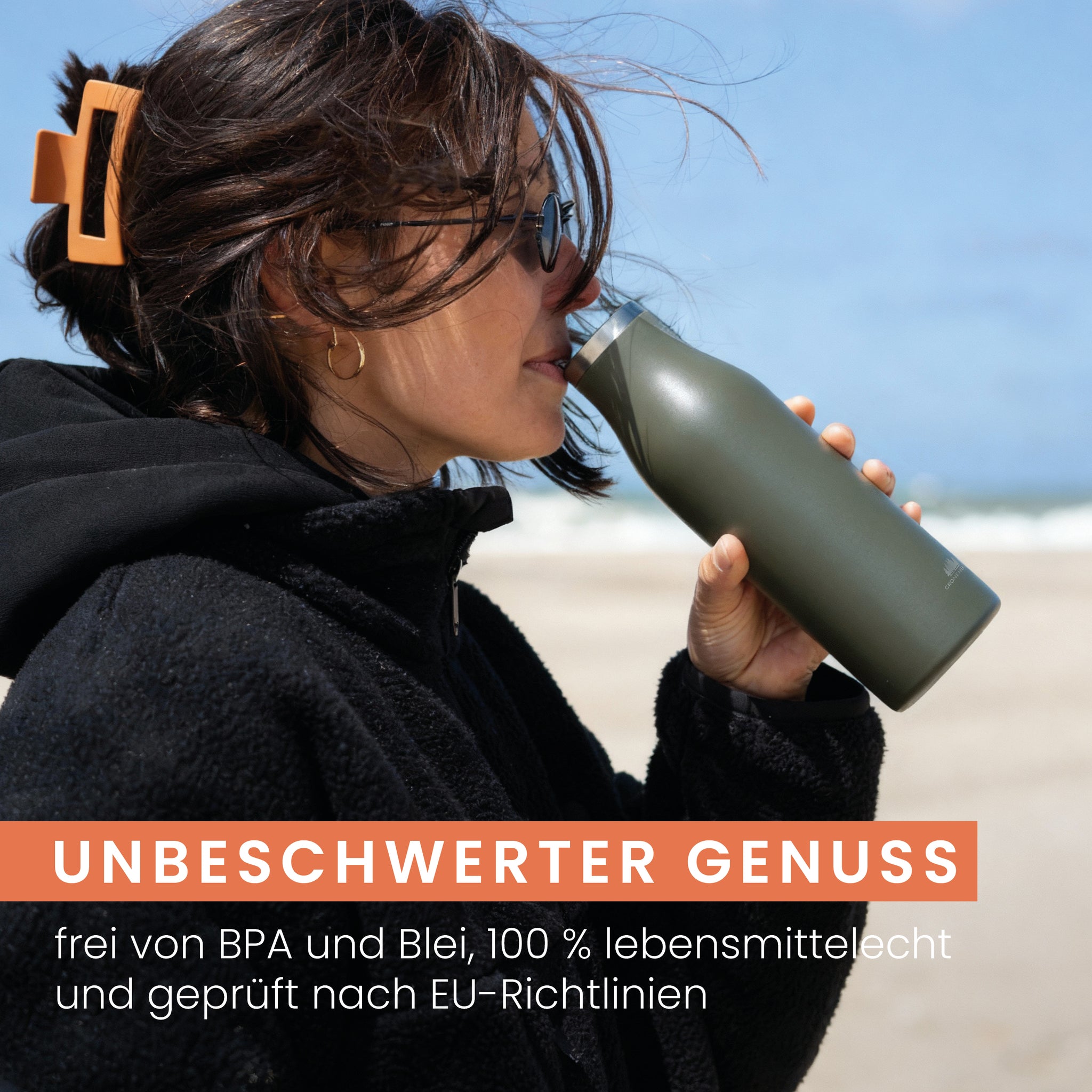 Trinkflasche Thermo aus Edelstahl | 500 ml