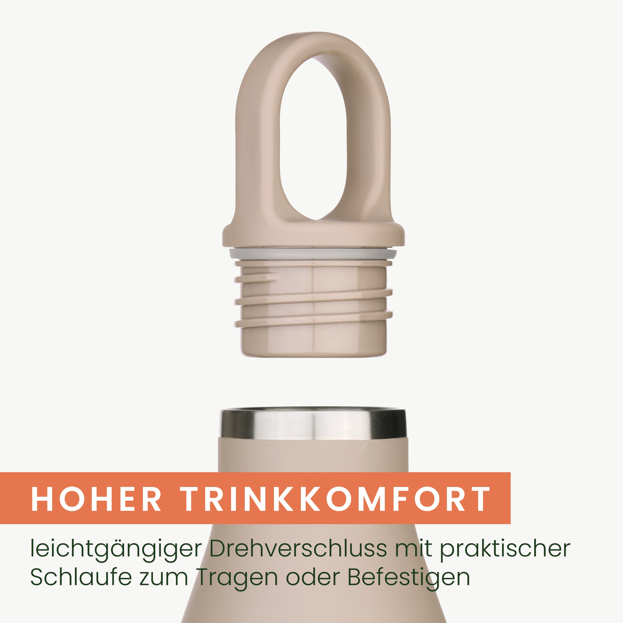 Trinkflasche Thermo aus Edelstahl | 500 ml